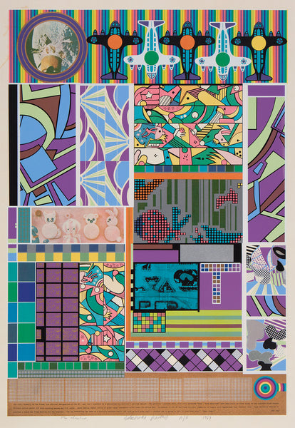 Eduardo Paolozzi: Sun City (purple variant) Signed Print (1967 ...