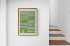 Paolozzi proof screenprint on wall