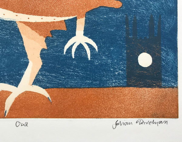 Julian Trevelyan: Owl (1969) print for sale | ModernPrints.co.uk